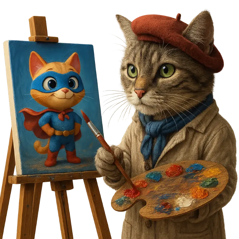 Katten Gerda billede og plakat